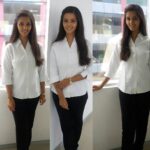 Swathishta Krishnan Instagram - #blacknwhite #formals #shootmodeon🎥🎬