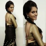 Swathishta Krishnan Instagram - #sareeesss #shootscenes #blacklove PC : @kanmani_anbarasan 😊