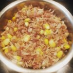Swathishta Krishnan Instagram - Tats how u make ur diet food yummy 😛 #cornpoha #redpoha #pohalove #corn #today'slunch #mypreparation #cookingskills #ketodiet #dietfood #eathealthystayhealthy 💪