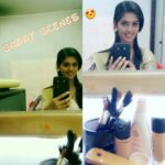 Swathishta Krishnan Instagram - #shootmodeon🎥🎬#dolledup #selfielove #rytb4thetake #sareeesss Symphony Recording Co.,