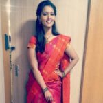 Swathishta Krishnan Instagram – Though I hate sarees, ppl love me in it 😛😛