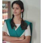 Swathishta Krishnan Instagram – My dear school uniform 
There was a time when I hated you so much, you wanted to be demanding, tidy and clean ..
But now trust me , no matter how many clothes I have , you will always remain special for the lifetime memories and people that you gave me …
With happy tears 💖 
Someone who misses school way tooo much. .
.
.
.
Just found this in my wardrobe and thought of wearing it 
.
.
Comment on if you miss your school days Somewhere in Chennai