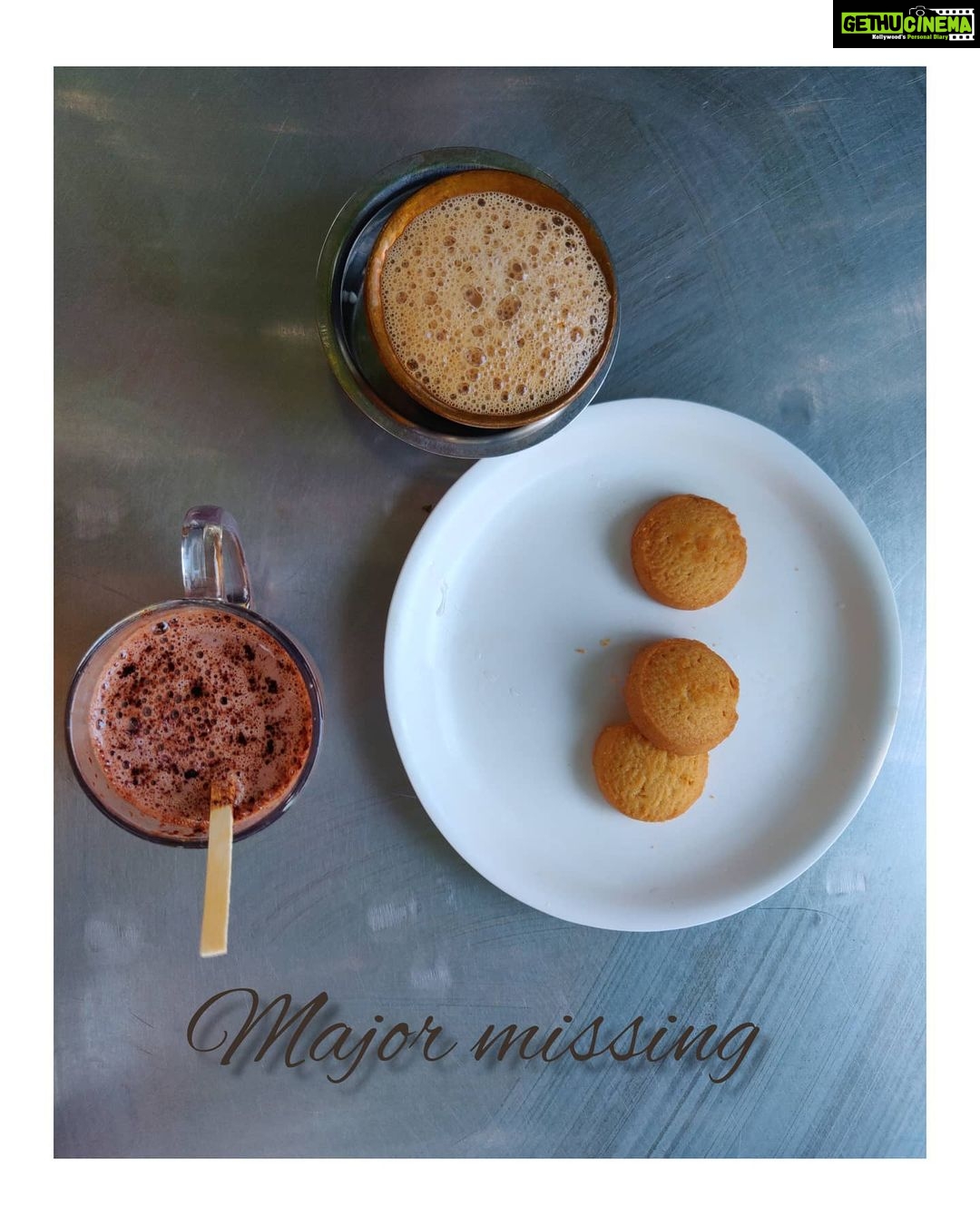 Swathishta Krishnan Instagram - Missing this badly 💔 How about you guys??? . . Check out my favorite filter coffee destinations in Chennai and don't forget to indulge in it after the lockdown 😅 . . . LINK IN BIO ❤️