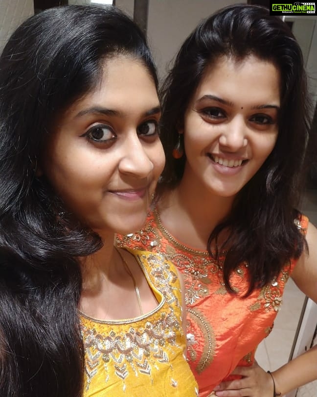 Swathishta Krishnan Instagram - Growing up is a pain...so stay the same ..💕💕💕Happy Birthday dja💕💕💕 .. Have a happy year ahead ... We are what we are ryt ??? ❤️ @sithulaksha