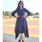Swathishta Krishnan Instagram - Shades of blue 💙💙 . . . For : @switch2sports @moneyashiv2501 2501 n team. PC: @xanderfia_studios . . . Lncpe,karyavattom