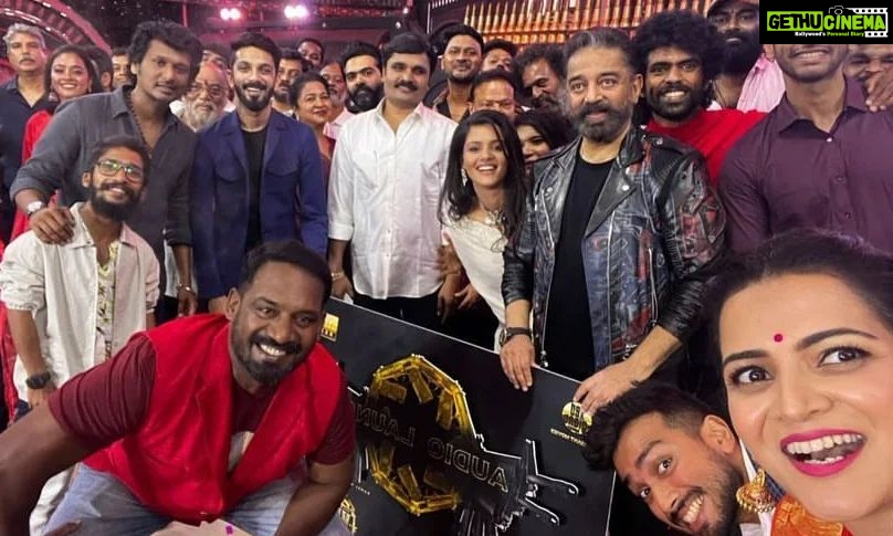 Swathishta Krishnan Instagram - All about last night ❤️ #vikramaudioulaunch Ecstatically delighted to be a part of the magnum opus #vikram. Forever grateful to @rkfioffl and aandavar @ikamalhaasan sir ❤️for giving me this opportunity. Huge thanks to @lokesh.kanagaraj sir for making me a part of this project... Sambhavam arambham from June3 .🤩 PC : @lpstudio143 . . . #vikramaudiolaunch #vikramfromjune3 #kamalhaasanvikram #fahadhfaasil #kamalhaasan #vikram #surya #lokeshkanagaraj #vijaysethupathi #anirudh #redgiants #udhaynidhistalin #vijaytv #sonymusic #sonysouthmusic #hotstar #rajkamalfilmsinternational