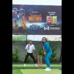 Taapsee Pannu Instagram – Pre release Sunday #ShabaashMithu style with the lady herself @mithaliraj ! 
Never thought I will ever play cricket for fun until now. 
Thank you Jaipur and #WonderCement 
Some movies definitely change life for good.