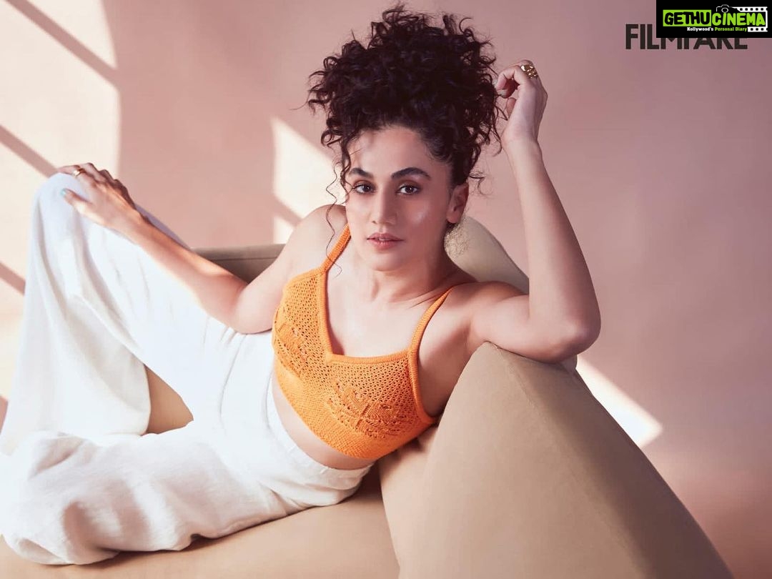 Taapsee Pannu Instagram - 🦁 Photographed by: Ajay Kadam (@kadamajay ) Styled by: Lakshmi Lehr (@lakshmilehr ) Hair: Amit Thakur (@amitthakur_hair ) Make-up: Guia Bianchi (@guyguia ) Art Director: Sujitha Pai (@sujithapai ) Interviewed by: Anuradha Choudhary (@anewradha ) Filmfare Editorial: Mayukh Majumdar (@mayuxkh ), Ashwini Pote (@ash_pote ) Media Consultant: Universal Communications (@universal_communications )