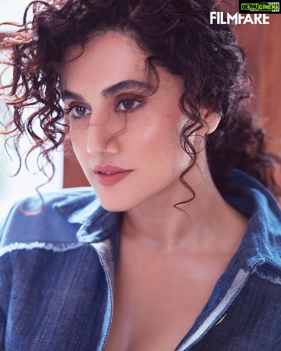 Taapsee Pannu Instagram - 💙 Photographed by: Ajay Kadam (@kadamajay ) Styled by: Lakshmi Lehr (@lakshmilehr ) Hair: Amit Thakur (@amitthakur_hair ) Make-up: Guia Bianchi (@guyguia ) Art Director: Sujitha Pai (@sujithapai ) Interviewed by: Anuradha Choudhary (@anewradha ) Filmfare Editorial: Mayukh Majumdar (@mayuxkh ), Ashwini Pote (@ash_pote ) Media Consultant: Universal Communications (@universal_communications )