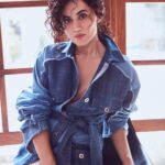 Taapsee Pannu Instagram - 💙 Photographed by: Ajay Kadam (@kadamajay ) Styled by: Lakshmi Lehr (@lakshmilehr ) Hair: Amit Thakur (@amitthakur_hair ) Make-up: Guia Bianchi (@guyguia ) Art Director: Sujitha Pai (@sujithapai ) Interviewed by: Anuradha Choudhary (@anewradha ) Filmfare Editorial: Mayukh Majumdar (@mayuxkh ), Ashwini Pote (@ash_pote ) Media Consultant: Universal Communications (@universal_communications )