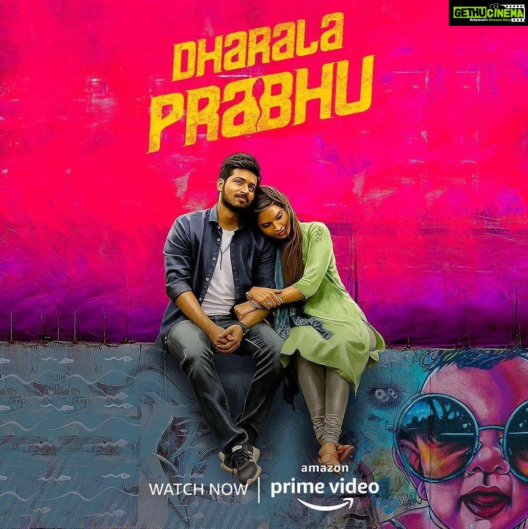 Tanya Hope Instagram - Dharala Prabhu streaming now on Amazon Prime @primevideoin #dharalaprabhuonprime
