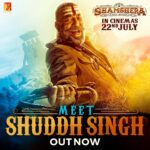 Vaani Kapoor Instagram - @duttsanjay as Daroga Shuddh Singh is 💯💯 Shamshera releasing in Hindi, Tamil & Telugu. Celebrate #Shamshera with #YRF50 only at a theatre near you on 22nd July. #RanbirKapoor | @RonitBoseRoy | @saurabhshuklafilms | @karanmalhotra21 | @yrf | #Shamshera22ndJuly