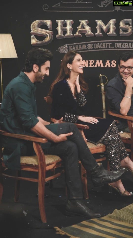 Vaani Kapoor Instagram - A-team 💛 #ShamsheraOn22ndJuly ⚔️🎞️📽️