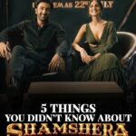 Vaani Kapoor Instagram - 5 things you didn't know about Shamshera..and now you do! Get your tickets here- Link in bio. Releasing in Hindi, Tamil & Telugu. Celebrate #Shamshera with #YRF50 only at a theatre near you on 22nd July. #RanbirKapoor | @duttsanjay | @karanmalhotra21 | @yrf | #Shamshera22ndJuly