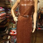 Vanitha Vijayakumar Instagram - Our gorgeous bronze sequin glitter bloom dress will put u in the spotlight with it's sleeveless spaghetti straps with sequins all throughout & knee-length side vent detail✴️ #vanithavijaykumarstyling #outfitoftheday #outfit #outfits #women #womensfashion #girl #girls #style #styling #stylist #fashion #ootd #picoftheday #pictureoftheday #dress #accessories #makeover #onlineshopping #onlineshop #boutique #boutiqueshopping #boutiquefashion Khader Nawaz Khan Road