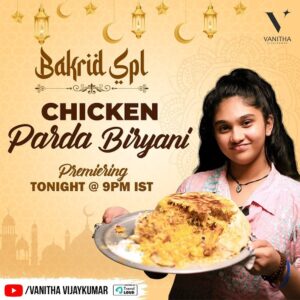 Vanitha Vijayakumar Instagram - Mouth watering different recipe … very beautiful and elegant and something unique