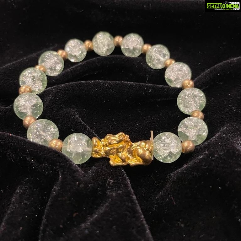 Vanitha Vijayakumar Instagram - Good luck pixiu bracelets📿 Pi Xiu is a symbol to protect lucky, wealth, good fortune and happiness will company with you. It is believed to bring fortune, good tidings and protection to his owner. The pixiu bracelet Conducts good luck and fortune🤩 Dm for price & details 📩#vanithavijaykumarstyling #outfitoftheday #outfit #outfits #women #womensfashion #girl #girls #style #goodluck #jewellery #fashion #auspiciousjewellery #picoftheday #pictureoftheday #fengushui #accessories #chinese #symbols #chinesesymbols #makeover #onlineshopping #onlineshop Khader Nawaz Khan Road
