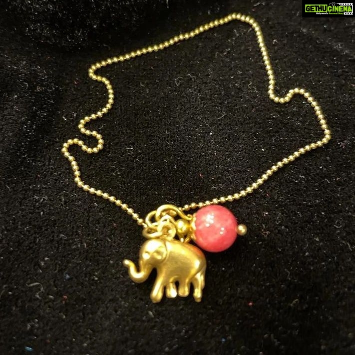 Vanitha Vijayakumar Instagram - The elephant is associated with Buddha and the Indian deity Ganesh and can be used to symbolize power, wisdom, strength, protection of the home, fertility, and general good luck🤞🏻🐘 With rose quartz for relationships and love💞 Dm for price & details 📩#vanithavijaykumarstyling #outfitoftheday #outfit #outfits #women #womensfashion #girl #girls #style #goodluck #jewellery #fashion #auspiciousjewellery #picoftheday #pictureoftheday #fengushui #accessories #chinese #symbols #chinesesymbols #makeover #onlineshopping #onlineshop Khader Nawaz Khan Road