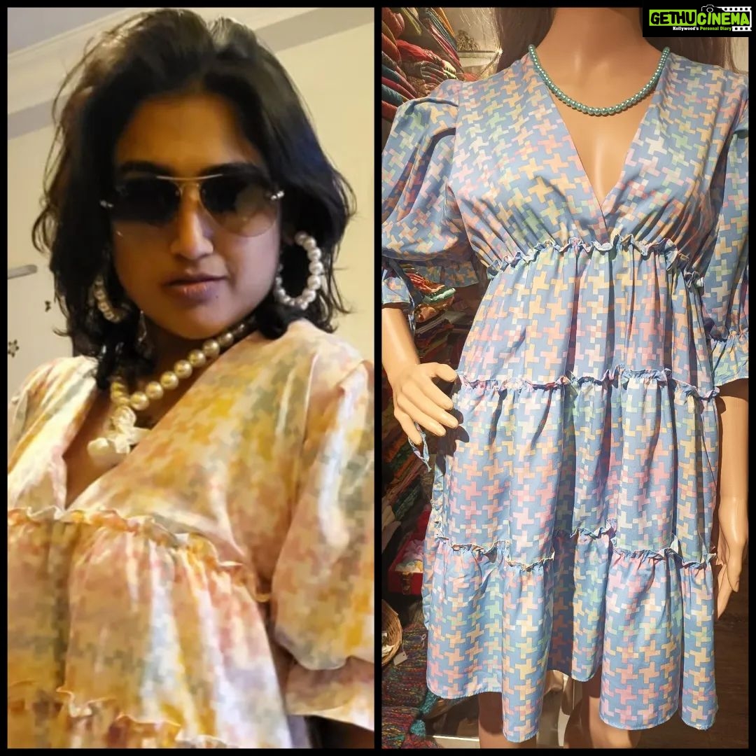 Vanitha Vijayakumar Instagram - Plunge neck tiered frill dress👗swipe left to see the available colors🎨Dm for price & details📩 #vanithavijaykumarstyling #outfitoftheday #outfit #outfits #women #womensfashion #girl #girls #style #styling #stylist #fashion #ootd #picoftheday #pictureoftheday #dress #accessories #makeover #onlineshopping #onlineshop #boutique #boutiqueshopping #boutiquefashion Khader Nawaz Khan Road