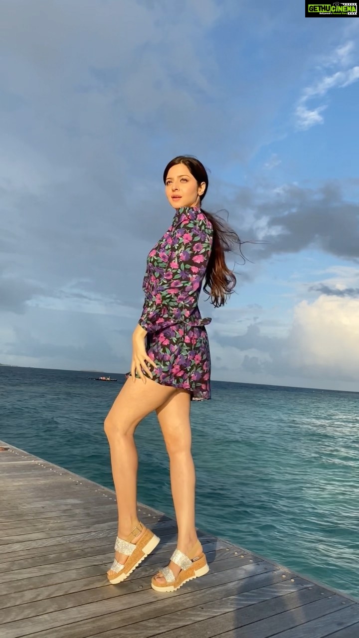 Vedhika Instagram - Paradise found 🐟🐠🐚 @heritanceaarah @pickyourtrail @nijhawangroup Heritance Aarah