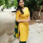 Venba Instagram - Outfit : @ciyas_boutique 💛💚💛💚 Check it out👆 #love #cute #instalike #instamood #followforfollowback #followme #viral #pinterest #love #style #swag #heroine #cool #tamilcinema #chennai #instagram #likeforlike #likeforfollow #smart #smile