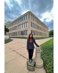Vidhya Instagram - First day at work #PostDoc #loveforscience #scientist