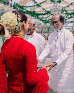 Vignesh Shivan Instagram - With the loving #Thalaivar Rajnikanth sir :) blessing our wedding with his esteemed presence with sooo much of positivity and good will 😇😇😍😍🥰🥰 

Happy to share some great moments on the one ☝️ month anniversary of our special day ☺️☺️😍😍😍 

#dreamymoments #wikkinayanwedding 
😍
.
.
.
.
.
.

Photography by @storiesbyjosephradhik
Filmed by @theweddingfilmer
Makeup by @puneetbsaini
Hair styling by @amitthakur_hair
Designed by @jade_bymk  @monicashah1207 
Styled by @shaleenanathani 
@altair_decor decor by @altair_decor 
Wedding Planners - @shaadisquad