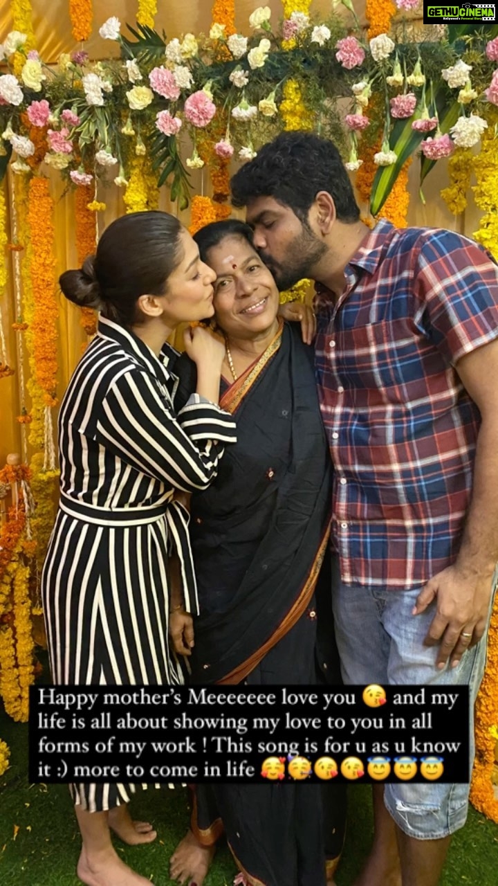 Vignesh Shivan Instagram - My life is all about showing the love I have for you mommmeeeeeeeee!!! My work , my art everything will have you in it β¦ and will express my love to you always throughout my life ! Love you meeeeeee ! You are Meeeeeeeeeee ! #happymothersday MeenaKumari π₯°π₯°ππβ€οΈβ€οΈπππ₯³π₯³