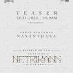Vignesh Shivan Instagram - #Netrikann Teaser coming tomo :) bringing in a #Happybirthday to #nayanthara 😘😘😘 Kochi, India