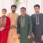 Vignesh Shivan Instagram - With the most divine , purest human being @arrahman sir :) for making this day so blessed for us 😇 thank you sir ! Thank you dearest @arrameen for making the day look cute 🥰! #ellapugazhumiraivanukke #ellapugazhumoruvanoruvanukke #wikkinayanwedding #moments #blessed #surreal #godiskind #godisgood Soho House Mumbai