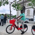 Vignesh Shivan Instagram - Exploring #PARIS 🎉🥳😇 #parisdiaries #parisfrance #jumpbyuber #cycles #cycletouring #solitude #exploring #writing #writingcommunity #inspiration #lifeisallabout #exposure Arc of Triumph, Des Champs Élysées