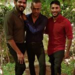 Vignesh Shivan Instagram – Wit our master @gauthamvasudevmenon 
#happybirthday sir  @dancerstaz 😇🌟 thanks @gnd_shyam for the pic 😇😇👍🏽👍🏽