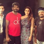 Vignesh Shivan Instagram - ‘Twas a dream come true moment to work with the genius @r_varman_ sir for the #KolamaavuKokila #cocoPromoSong feat. #Nayanthara and the rock star @anirudhofficial #cocoPromoSong #comingsoon #PromotionalVideo #releasing #soon @nelsondilipkumar @lyca_productions #lovemywork #lyrics #PromoVideos #musicVideos #cocoFrmAug17th
