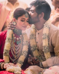 Vignesh Shivan Instagram - On a scale of 10 … 

She’s Nayan & am the one ☝️

By God’s Grace :) jus married #Nayanthara ☺️🥰❤️😍😘😘😘😘😘😘😘 

#WikkiNayan #WikkiNayanWedding 

Photography by @storiesbyjosephradhik
Filmed by @theweddingfilmer
Makeup by @puneetbsaini
Hair styling by @amitthakur_hair
Designed by @jade_bymk  @monicashah1207 
Styled by @shaleenanathani 
Wedding Planners - @shaadisquad 
Decor by @altair_decor