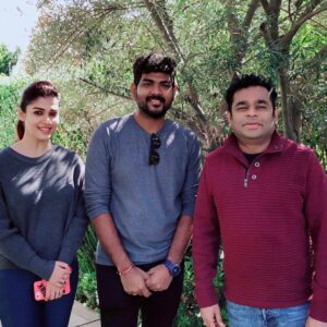 Vignesh Shivan Instagram - Congrats for the national awards for winning an oscar award 🥇!! 💥😍😇👑 When we met God at his temple !! #losangeles #blessed #fanmoment #besttimes #Divinity #EPI Los Angeles, California