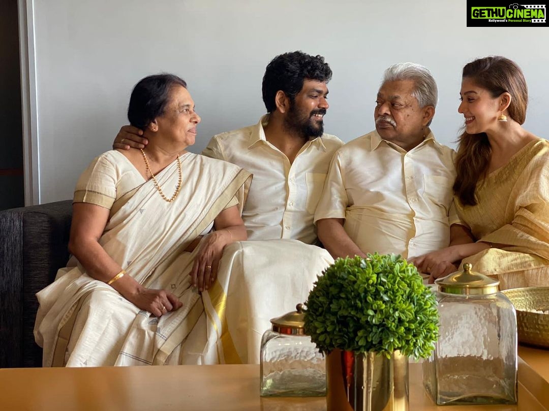 Vignesh Shivan Instagram - Happy Birthday Achann #Kurian β€οΈπ₯°π :) happiness is seeing you smile , seeing u eat , seeing u lookin at us , your presence makes our life beautiful! Jus want God to give u all the strength & power to be with us forever n ever πβ€οΈπ₯°ππ love you Achuuuu! ;) you are our blessing πβ€οΈβ€οΈπππ§Ώπ§Ώπππ