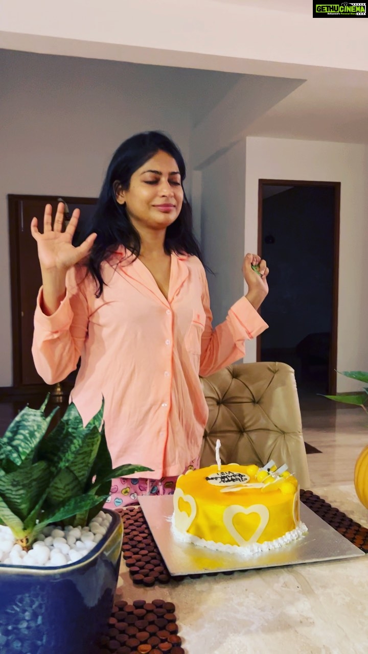 Vijayalakshmi Instagram - What a beautiful girl you are.. that’s quiet obvious isn’t it? The thing is you are more beautiful inside. Living with you is like living all my favorite genres in movies… A bit of adventure, lot of drama 🤣, mostly rom -com, horror when you are mad. Our misfortunes were actually thrillers and I love the action part 😬. Fantasy? That’s our life baby. So no complaints? There is .. please don’t sing in parties after downing a few. Otherwise we are good :) Happy birthday baby. Stay the same, stay blessed. Let’s celebrate this wonderful journey of ours called life. Ps: I love you more than you think you love me ❤️