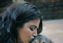 Wamiqa Gabbi Instagram - WARNING: My crush is very cute and might stop your heart! 😳🤍 #dogs #pets #petlove