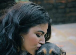 Wamiqa Gabbi Instagram - WARNING: My crush is very cute and might stop your heart! 😳🤍 #dogs #pets #petlove
