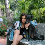 Wamiqa Gabbi Instagram - Love is a four-legged word! 🐕‍🦺🖤 #Animals #Dogs #Home #Peace