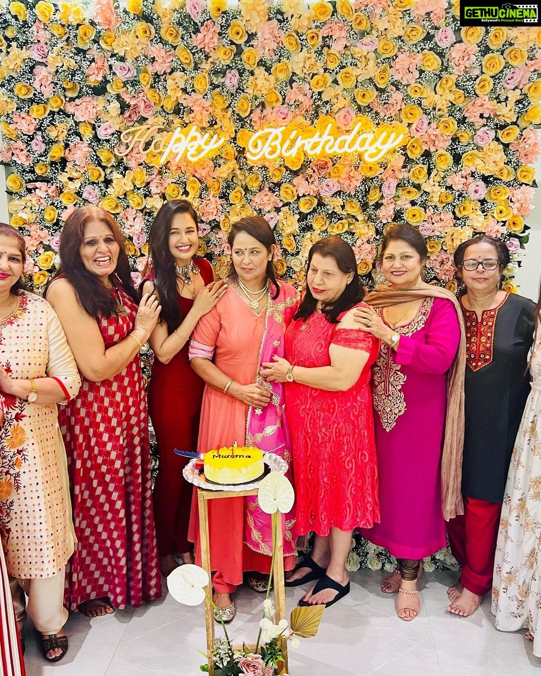 Yuvika Chaudhary Instagram - Happy birthday MAa. U r my everything 🧿❤️ @lavenderskies.inc.
