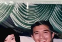Aaron Aziz Instagram - TabarakALLAH Alhamdulillah Segala puji bagi MU ya ALLAH Jodoh kan saya hamba mu yg bernama @diyanahalik seorang Isteri dan Ibu yg sangat Penyayang, lemah lembut dan Tak pernah selama 19 tahun sebagai Suami Isteri dia tinggi suara atau keluar kata kata kesat. Thank you Dar for loving me. Don’t know what I’ll be if ALLAH hadn’t sent you to me. Pls forgive my ugly edit utk cover aurat Isteri saya… HAPPY 19th Anniversary sayang. Love you always n forever…