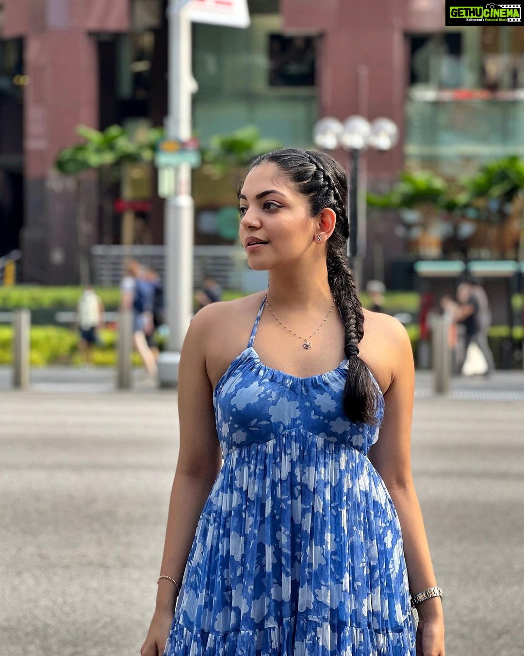 Ahana Kumar Instagram - French Braid , Fish Braid and a Fluttery Dress was what made me toooooo happy yesterday amongst many other things 🦋🥰 Orchard Road, Singapore
