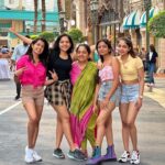 Ahana Kumar Instagram – 10 years apart .. Same Place , Same Month , Same Excitement 🤍🎡 Universal Studios Singapore