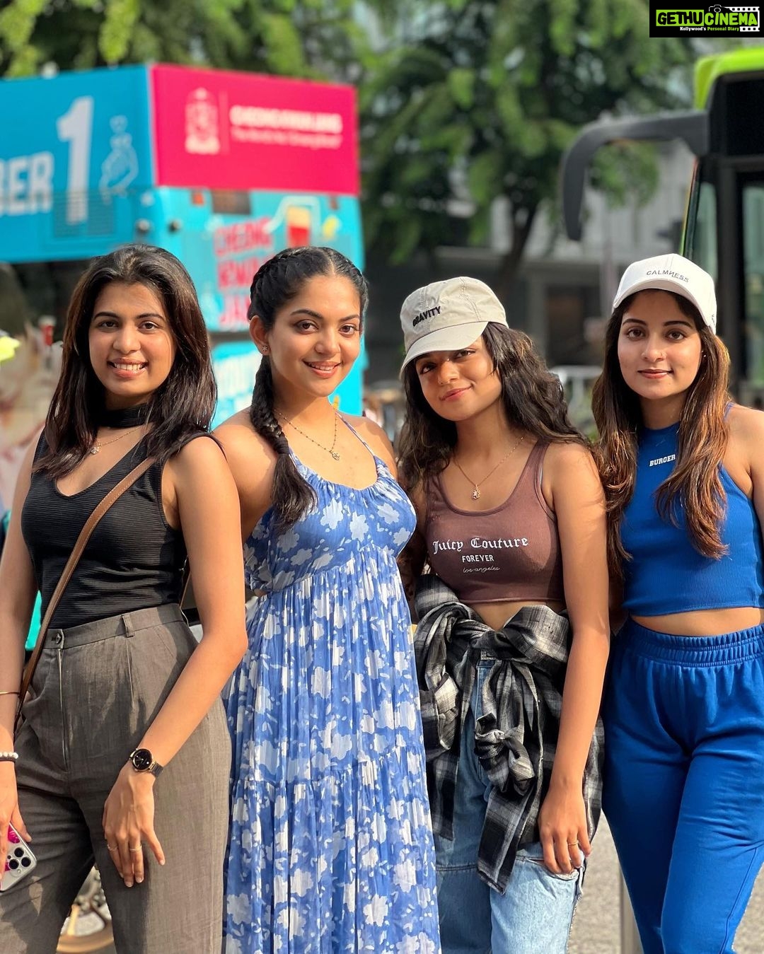 Ahana Kumar Instagram - French Braid , Fish Braid and a Fluttery Dress was what made me toooooo happy yesterday amongst many other things 🦋🥰 Orchard Road, Singapore