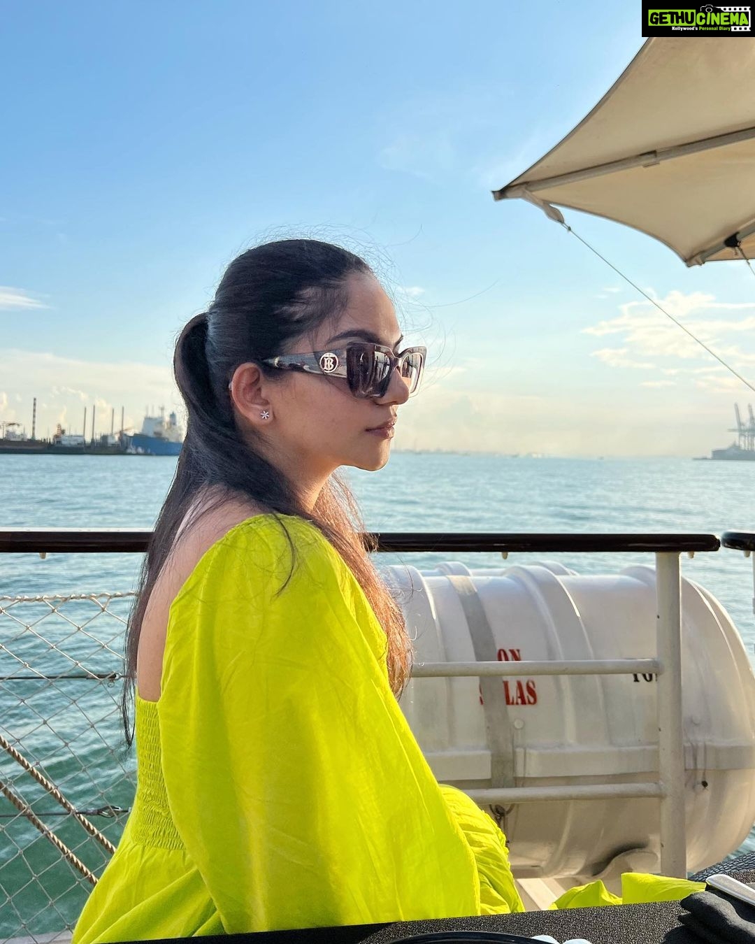 Ahana Kumar Instagram - If I had to have the Royal Albatross behind me and Cable Cars above me , where else could I be .. but the beautiful Singapore .. ? 🦋 Singapore City
