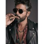 Allu Arjun Instagram - 🖤 Caution ⛔️: Cigar smoking extremely injurious to health 🚭 📸 @avigowariker