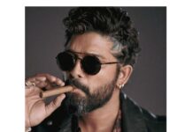 Allu Arjun Instagram - 🖤 Caution ⛔️: Cigar smoking extremely injurious to health 🚭 📸 @avigowariker