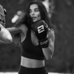 Amy Jackson Instagram - My medicine. Had the privilege of training with @chriswharton1 at his new retreat & I’ve never felt stronger in my whole life. For me, the superficial effects of what exercise does for my body doesn’t even come close to the benefits it has on my mind and soul and funnily enough, that’s exactly what Chris covers on his recent @ted talk - #HappyParadox We boxed, played tennis, ran, practiced yoga, HIIT, mobility, Muay Thai, weights… a whole concoction of The Cure 💪🏼 Training @palmrock_retreats in @aloyoga ofc. Massive 🫶🏼 Sam who annihilated me in the gym 3x a day and @bambifitt for making some sweaty action shots look good!!! Sotogrande
