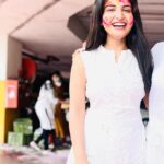 Ananya Nagalla Instagram - colours❤️ Happy holi 🎊 #ananyanagalla